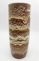 Retro vase, Hungarian applied art ceramics, 21.5 cm