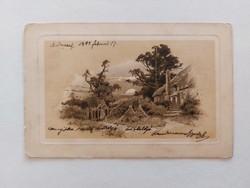 Régi képeslap 1903 levelezőlap