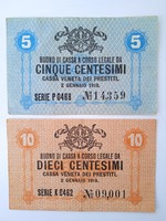 Olasz centesimi 1918