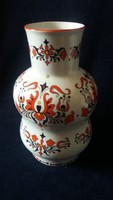 Zsolnay floor vase: rarer with tulip decor, large bay vase, 30 cm, flawless