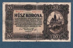 20 Korona 1920 sorszám között nincs Pont VG
