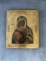 Orosz ikon antik XIX. századi