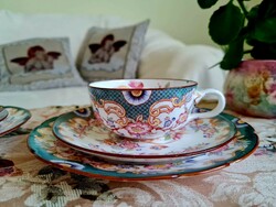 ​Antik fajansz Sarreguemines teás csészék - Minton dekorral