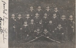 Old photo sheet, postcard, German sailors