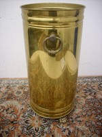 Umbrella stand on lion legs made of copper