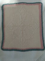 Crochet tablecloth 35*41cm