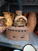 Charcoal iron, nostalgia, collector's item, rustic village decoration