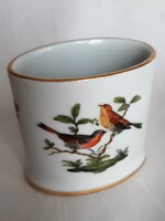 Herendi porcelán cigaretta tartó - Rothschild mintás dekorral