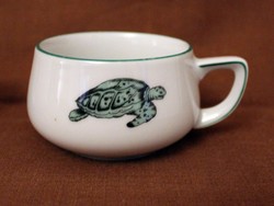 Thomas Lacroix Germany teknősbéka német porcelán presszós kávés hiányos készlet
