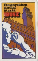 IBUSZ KÁRTYANAPTÁR RETRO