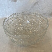 Antique rose glass bowl
