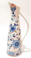 KIÁRÚSÍTÁS!  Vintage/retró - Echt Kobalt német porcelán váza/kancsó