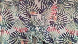 Women's scarf with palm leaves, stole (l3525)