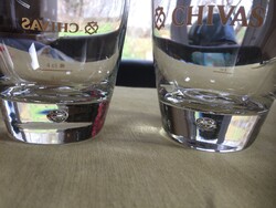 Chivas skót whiskys poharak, 2 db (79/2)