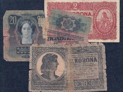 3 darabos Korona Bankjegy LOT (id73928)