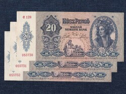 Háború előtti sorozat (1936-1941) 20 Pengő bankjegy 1941 (id73602)