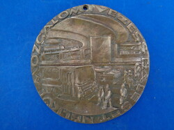 Rácz edit bronze plaque r.E.82