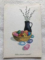 Old drawn Easter postcard - drawing by Henrik Novák -5.