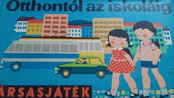 Retro Otthontól az iskoláig társasjáték