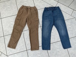 H&m 2 pcs boys pants 122-128