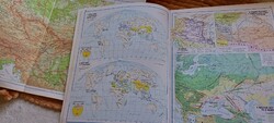 Retro iskolai térképek