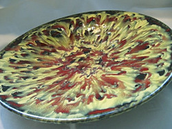 Liszkay smith zoltán retro ceramic wall bowl