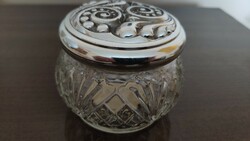 Vintage AVON krémes üveg tégely a 60-as évekből