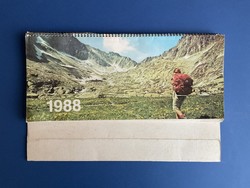 Retro Czechoslovakian desk calendar 1988