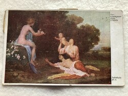 Antique, old postcard -5.