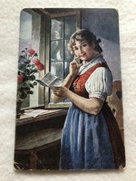 Antik, régi képeslap - 1918                                  -5.