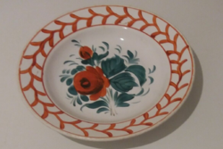Hagyatékból Hollóház-i fali tányér (átmérő 32 cm) 1900-ból