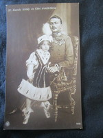 KORONÁZÁS BUDA 1916 UTOLSÓ MAGYAR KIRÁLY IV. KÁROLY + OTTÓ TRÓNÖRÖKÖS HERCEG KORABELI FOTO FOTÓLAP