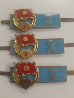 Magyar Néphadsereg 1970-1980 ejtőernyős fegyvernemi minősítő jelvénye   3 db egyben