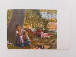 Régi képeslap 1915 művészeti levelezőlap