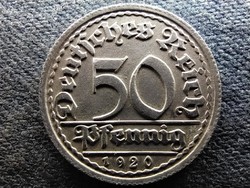 Németország Weimari Köztársaság (1919-1933) 50 Pfennig 1920 G (id74185)