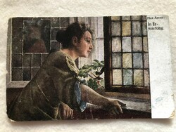 Antik, régi képeslap - Postatiszta                         -5.