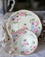 Antique English, Foley bone china, Elaine decor, hand painted beautiful tea set, defective
