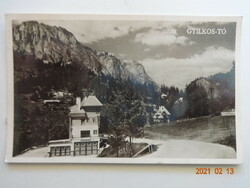 Régi képeslap: Gyilkos-tó, Márk villa (Gyergyószentmiklós), Erdély (1942)