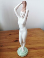 Aquincumi porcelán női akt 24 cm