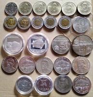 Rare Hungarian coins! Benne József Attila 10 ft, trial euros, Deák 20 ft, Kossuth 100 ft, etc..