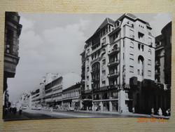 Old postcard: Budapest, Rákóczi út with the Palace Hotel