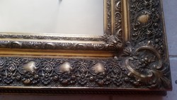 Nagyméretű gyönyörű mintázatú tükör, képkeret volt,  110 x 140 cm
