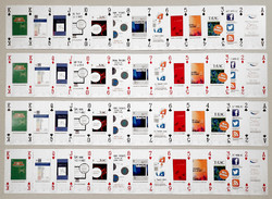 Ritkaság gyűjtőknek! Elsevier egészségügyi francia kártya pakli franciakártya kártyapakli