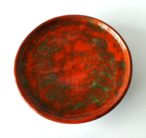 Retro marked Mihály ceramic wall decoration bowl