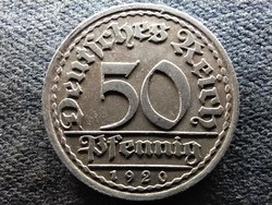Németország Weimari Köztársaság (1919-1933) 50 Pfennig 1920 A (id74179)