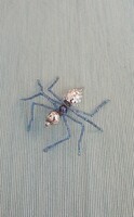 Karácsonyfadísz- Gablonz pók