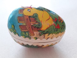 Retro papírmasé GDR húsvéti tojás 9 cm