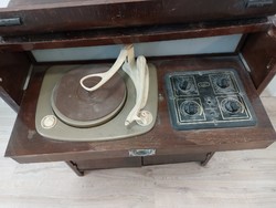 Antik lemezjátszó (tonelit, supraphon)