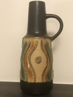 Retro német keràmia váza, VEB Handelsleben, 28 cm