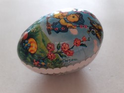 Retro papírmasé GDR húsvéti tojás 8.5 cm